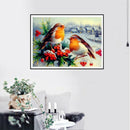 DIY Diamond Embroidery Painting Snow Birds Full Drill Mosaic Cross Stitch