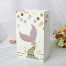 12pcs Mermaid Gift Bags Sweet Paper Candy Bags Mermaid Christmas Wedding Bo Tw