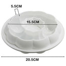 1 Pc Silicone Pastry Moulds Round Wreath Garland Shaped Cake Pans Baking To