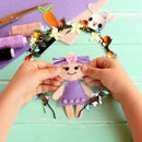 1set Non Finished Wool Felt Handmade Poked DIY Headband Needle Material Bag
