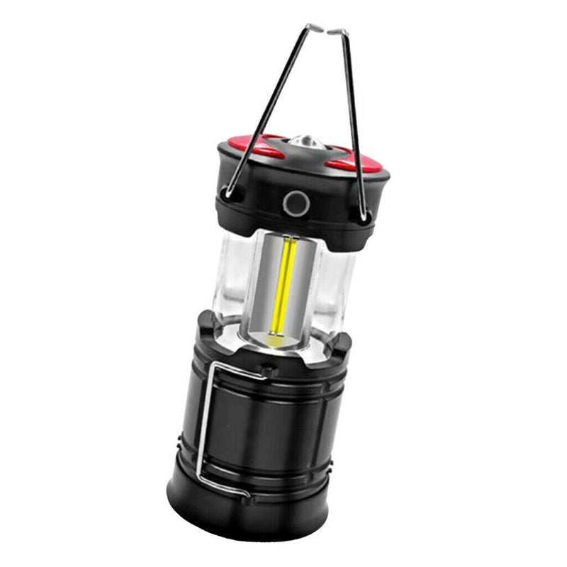 2x COB Camping Lantern Torch Tent Light LONG-LASTING Collapsible