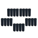20PCS Black Knitted Furniture Socks Table Legs Socks Floor Protector Home Decor