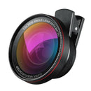 Professional 2 in 1 Hd Camera Lens Set 0.6X Super Wide-Angle Lens Clip Phon