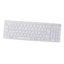 Premium UK Notebook Keyboard for Toshiba Satellite L50-B White No Frame