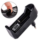 Universal Rechargeable Battery Charger For 14500 16340 18650 Li-Ion EU Plug