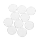 10Pcs 26mm plastic round applied clear cases coin storage capsules holde 3c