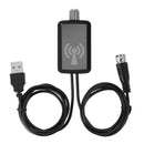 Digital TV Antenna VHF UHF Aerial with Amplifier 80 Miles DVB-T/T2 Receiver