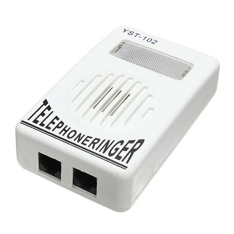 Extra-Loud Telephone Phone Bell Ringer Strobe Light Flasher Sound Amplifier yisp