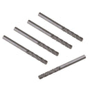 5 Pieces Tungsten Carbide Rotary Point Burrs Die Grander Double-groove