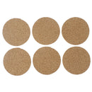 6pcs Cork Wood Drink Coaster Tea Coffee Cup Mat Pads Table Decor Tableware M&O
