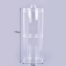 Acrylic Cotton Swab Makeup Organizer Storage Box Container Pad Holder CosmeS Ew