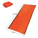2-Pack Emergency Sleeping Bag Thermal Waterproof Survival Blanket for Outdo