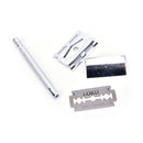 Safety Men Double Edge Blade Shaving Hair Razor Shaver 2 Blades Old-Style L ME