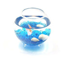 2 Bags of Glass Stones Tank Underwater Decor Aquarium Substrate Ornament-Blue