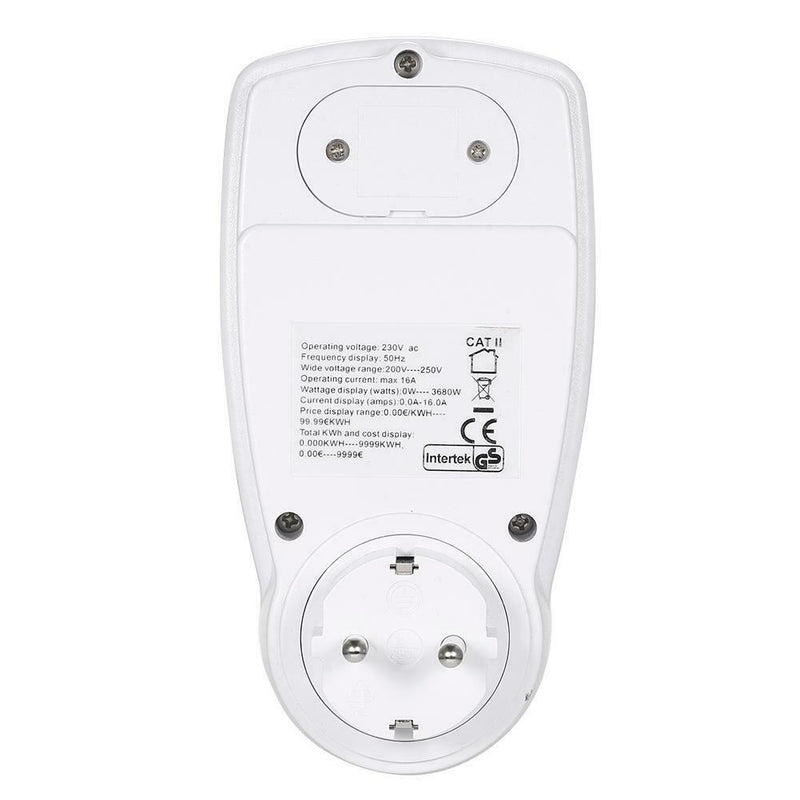 AC Power Meter 220V Digital Wattmeter European Union Energy Meter Watt (EU)