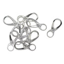 10 Carabiners Spring Clasps Keychain Key Rings DIY Key Clasps for Bags Craft