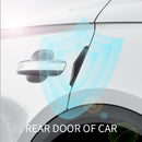 6pcs Car Door Anti Collision Bumper Strips Stickers Universal Black