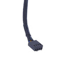 4Pin PWM To 3 PWM Computer Case Fan Power Sleeved Y-Splitter Adapter Cable
