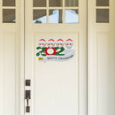 4pcs Christmas Wall Stickers Family Survivors Living Room Removable Decals A