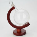 Globe Whiskey Decanter Wine Aerator Glass Wine Bottle With Holder Rack Alco