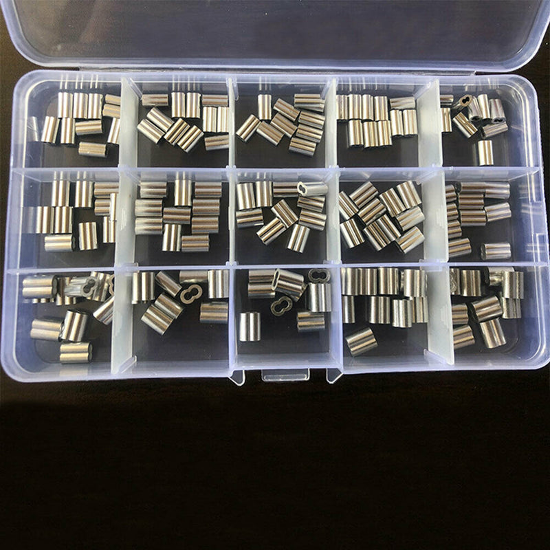 151pcs/set Crimping Tool Kit Carbon Steel Wire Rope Barrel Ferrule Terminal