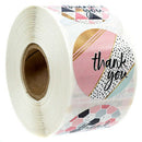 1 inch Geometric Modern Thank You Stickers 8 Different Design Thank You Des L9F6
