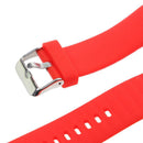 2x Silicone Wrist Band Watch Strap Holder Buckle For Polar A360 Red+Black