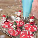 Silicone Pastry Bags, 3 Sizes Reusable Icing Piping Bags Baking Cookie Cake