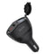 Z34 3.1A Dual USB Car Charger W/LED Display Universal Phone Car-Charger Black