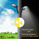 48 LED Remote Control Solar Wall Light PIR Motion Sensor Waterproof Outdoor