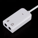 USB 7.1 Sound Card External Independent Computer Desktop With Cable Free Driv ~ï¼ˆ
