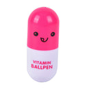 Vitamin pill Ballpoint Pen, Novelty Retractable Gift Ball pen3C