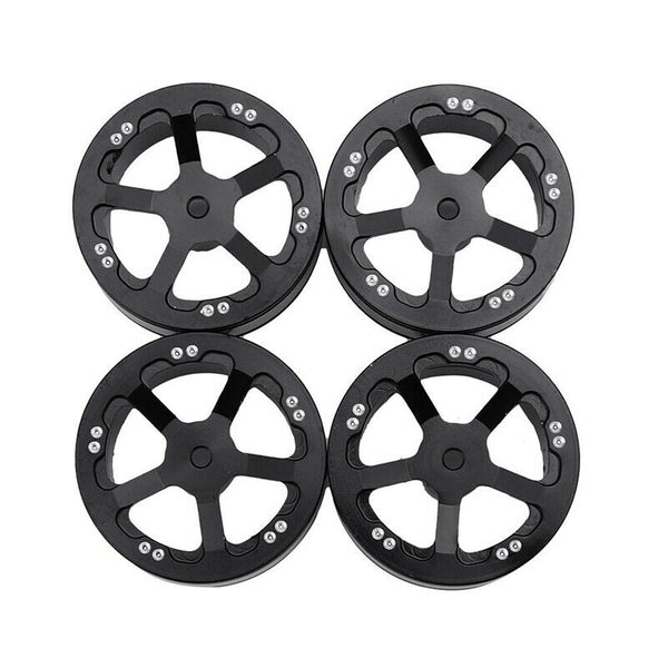 4PCS Upgraded Aluminum Wheel Hub for WPL B1 B16 B24 B36 C14 C24 1/16 Rc Car O5A1