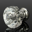 12x Acrylic Crystal Door Knobs Drawer Cabinet Furniture Kitchen Handle New