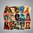 68pcs Retro Beauty Girls Waterproof Pvc Stickers For Laptop Motorcycle Luggage