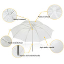33"Studio Lighting Reflective Flash Diffuser Translucent White soft Umbrella