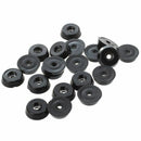 20 Pcs Conical Shape Furniture Table Chair Leg Tip Foot Pads 18x15x5mm