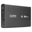 3.5 inch SATA HDD SSD Enclosure Box Hard Drive Disk External Case (USB3.0)