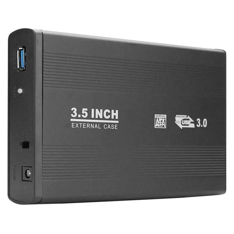 3.5 inch SATA HDD SSD Enclosure Box Hard Drive Disk External Case (USB3.0)
