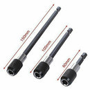 1Pcs 105 Degree Right Angle Drill Extension Magnetic Attachment + 1Pcs 1/4