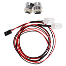 2 Red LED Lamp Set Red Night Light Headlamp Headlight for RC Traxxas HSP Redcat