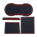 16Pcs Anti-Slip Gate Slot Mat Black fit for Subaru XV 2018 2019 PVC New