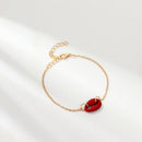 Fashion Cowrie Red Sea Shell Bracelet Women Accessories Punk Summer Seashel