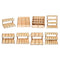 DIY Wooden Paint Rack Ink Storage Organizer 2-layer 12-grid