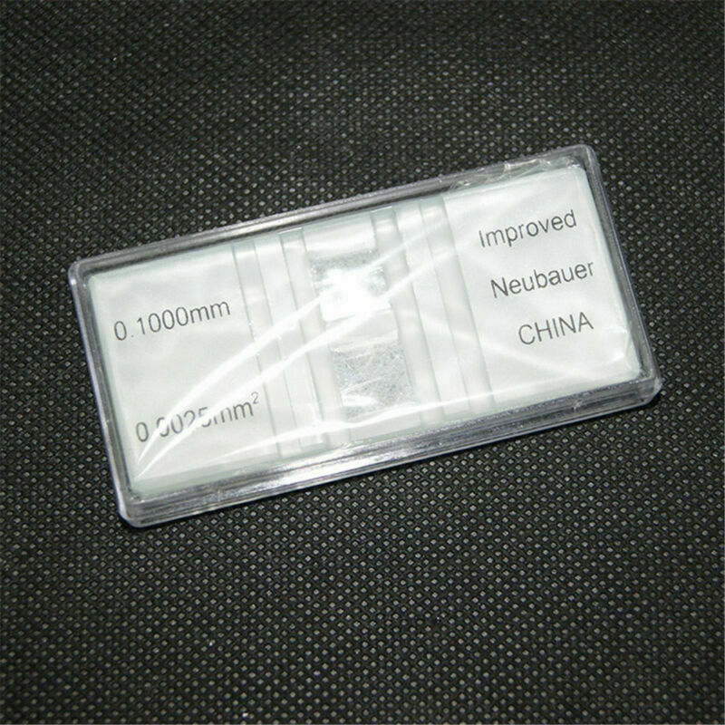 1PC Improved Neubauer Hemocytometer Hemacytometer Blood Cell Counting Chamber