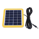 2W 6V Wired Polycrystalline PET + EVA Laminated Mini Solar Cell Panel A