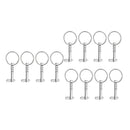 12x Heavy Duty Pins 1/4" & Pull  for Boat Bimini Top Boat Hardware