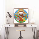 5D DIY Special Shaped Diamond Painting Cartoon God Cross Stitch Mosaic Kit
