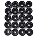 20pcs 17mm Wheel Lug Nut Bolt Cap Dust Cover+Hook Kit Fit For VW Volkswage AMW