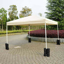 Sandbag Stable Sandbag Black Outdoor Canopy Anti-fall Tent Camping Portable vcd